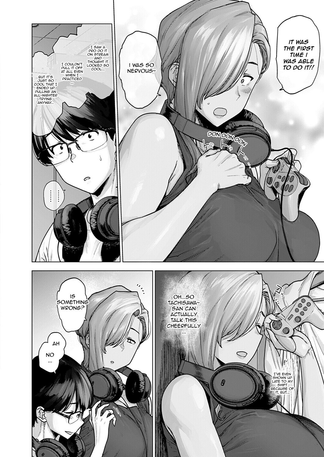 Hentai Manga Comic-My Huge Senpai at Work is Scary and Cute-Read-8